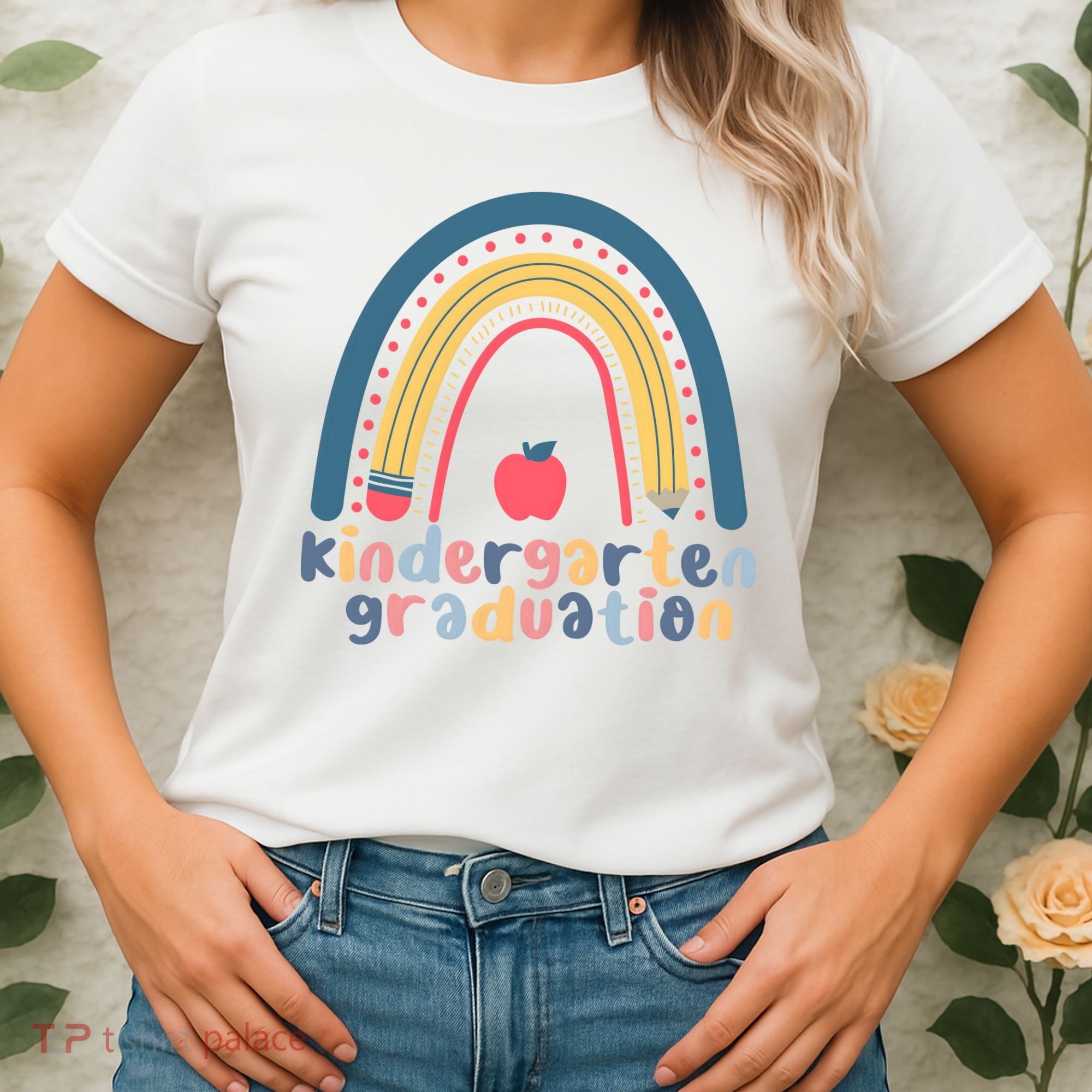 Kindergarten Graduation Rainbow Cute Women's T-Shirt