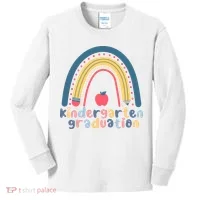 Kindergarten Graduation Rainbow Cute Kids Long Sleeve Shirt thumb 0