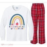 Kindergarten Graduation Rainbow Cute Kids Long Sleeve Plaid Pajama Set thumb 0