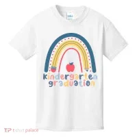 Kindergarten Graduation Rainbow Cute Kids T-Shirt thumb 0