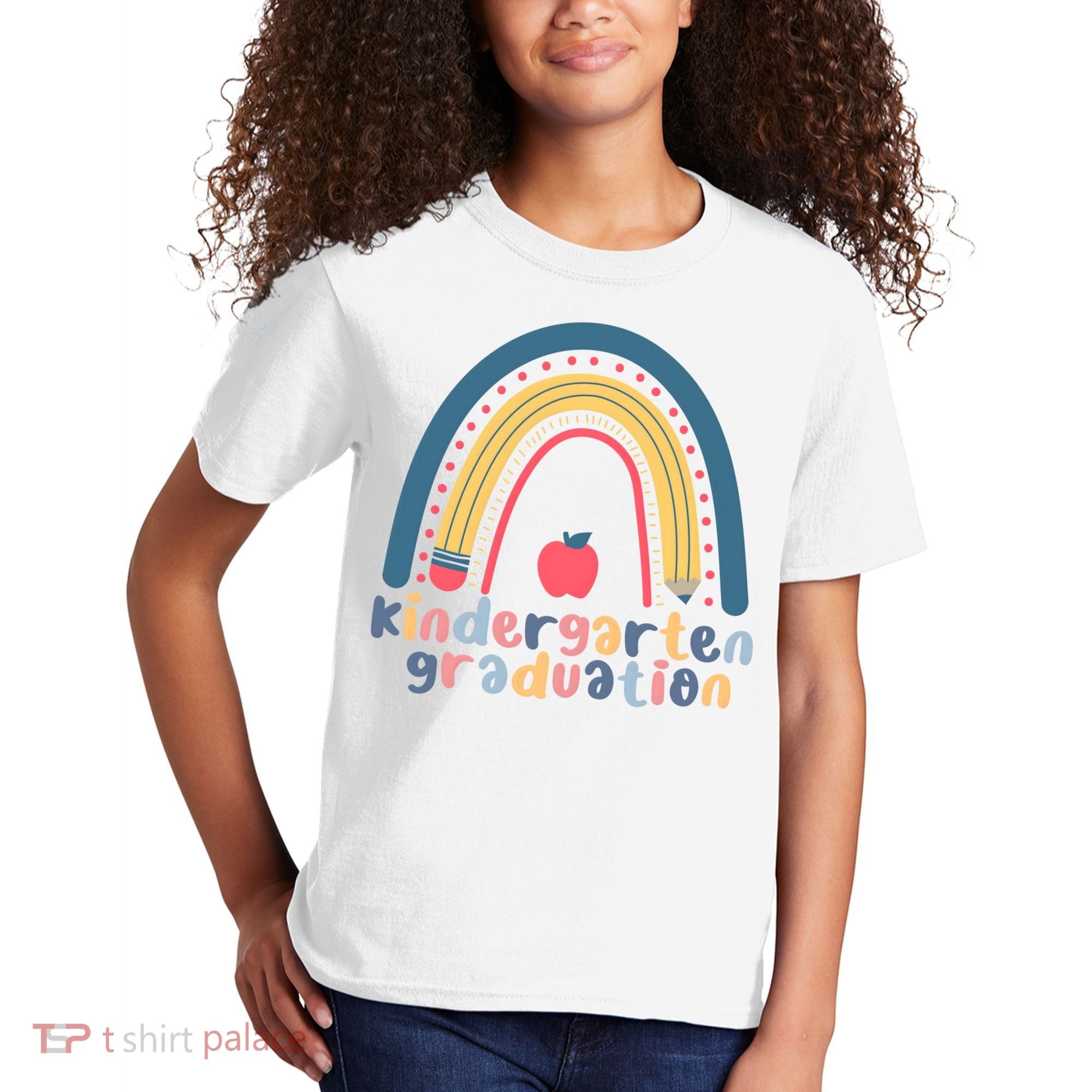 Kindergarten Graduation Rainbow Cute Kids T-Shirt