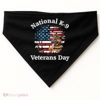 K9 Ger Shepherd Military Working Dog Veterans Day Gift USA-Made Doggie Bandana thumb 0