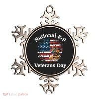 K9 Ger Shepherd Military Working Dog Veterans Day Gift Ornament thumb 0
