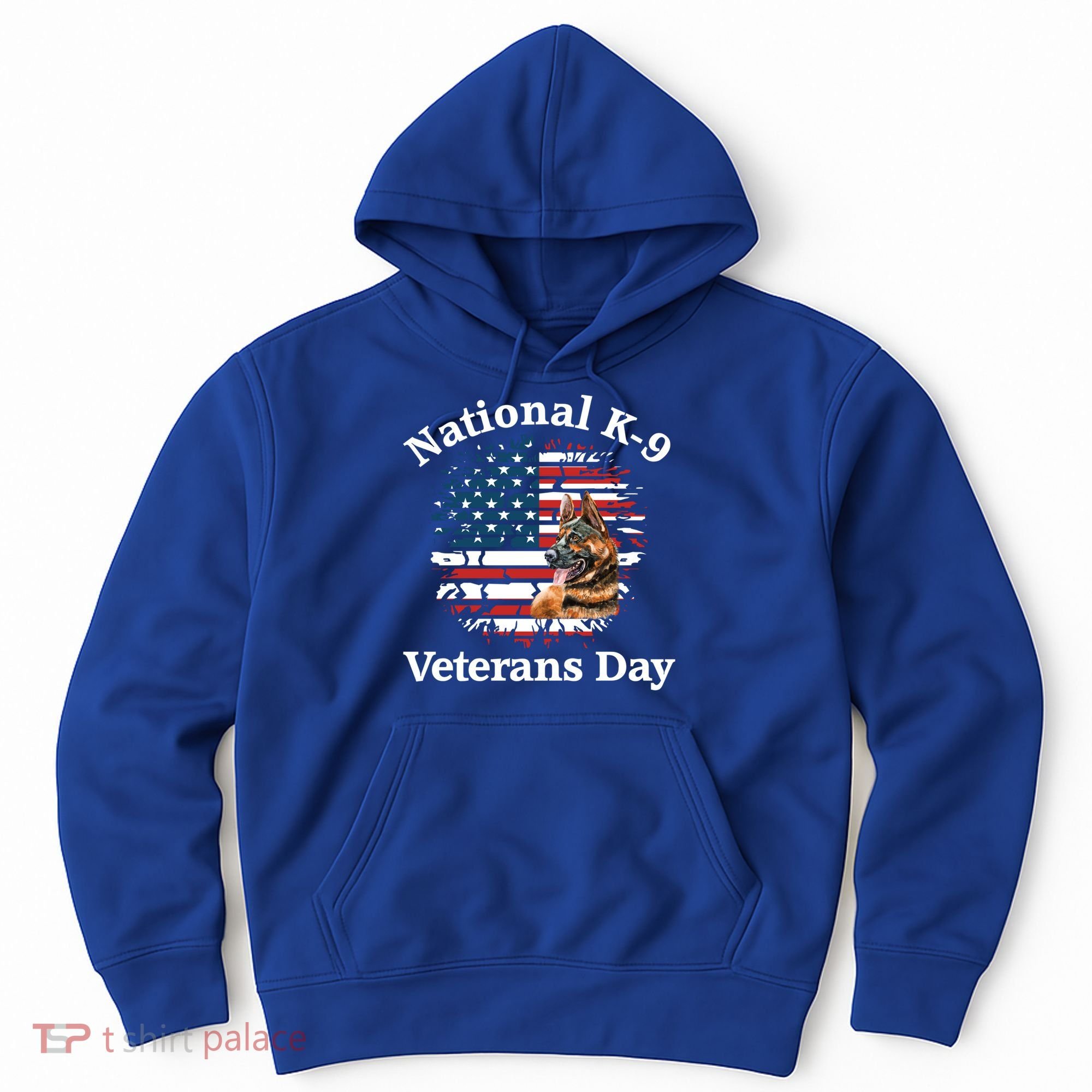 K9 Ger Shepherd Military Working Dog Veterans Day Gift Hoodie