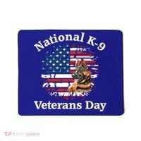 K9 Ger Shepherd Military Working Dog Veterans Day Gift Mousepad thumb 0