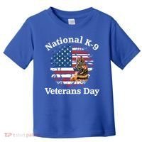K9 Ger Shepherd Military Working Dog Veterans Day Gift Toddler T-Shirt thumb 0