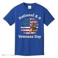 K9 Ger Shepherd Military Working Dog Veterans Day Gift Kids T-Shirt thumb 0