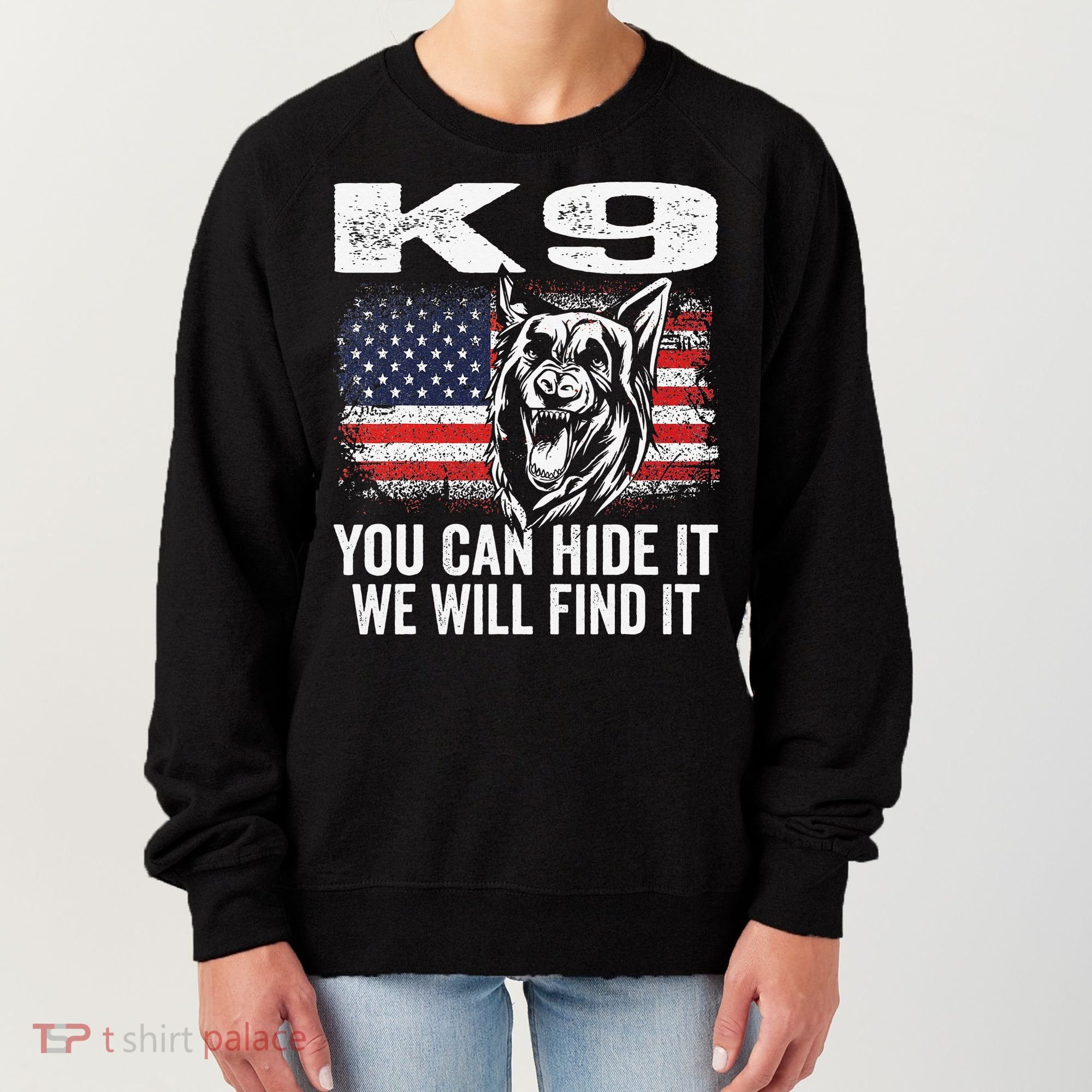 K9 German Shepherd Police Dog Law Enforcement K9 Handler Women's Sweatshirt