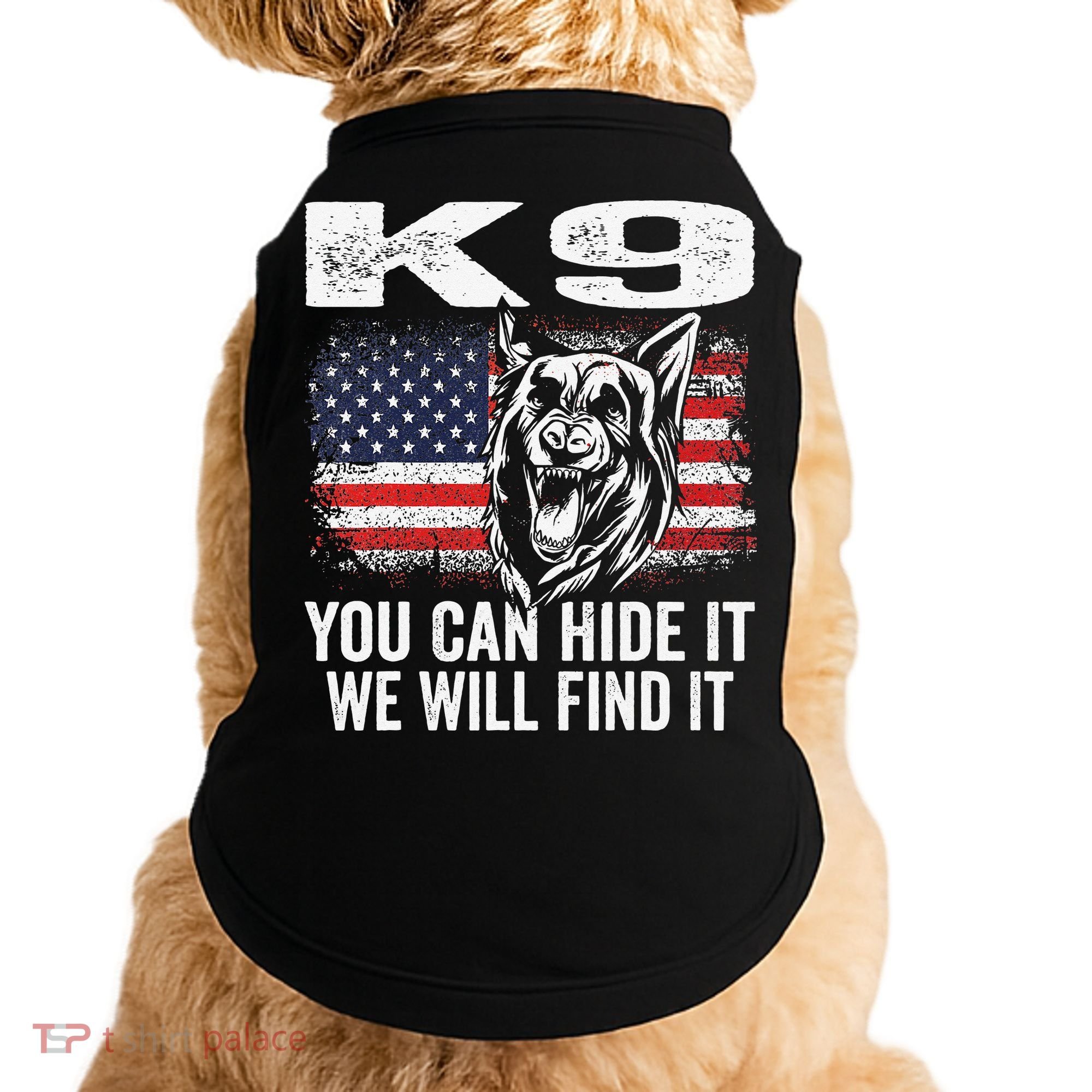 K9 German Shepherd Police Dog Law Enforcement K9 Handler Doggie Tank