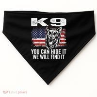 K9 German Shepherd Police Dog Law Enforcement K9 Handler USA-Made Doggie Bandana thumb 0
