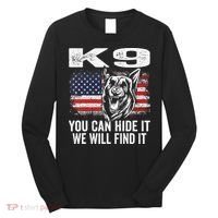 K9 German Shepherd Police Dog Law Enforcement K9 Handler Long Sleeve Shirt thumb 0