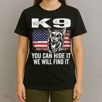 K9 German Shepherd Police Dog Law Enforcement K9 Handler T-Shirt thumb 4