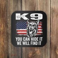 K9 German Shepherd Police Dog Law Enforcement K9 Handler Coaster thumb 0