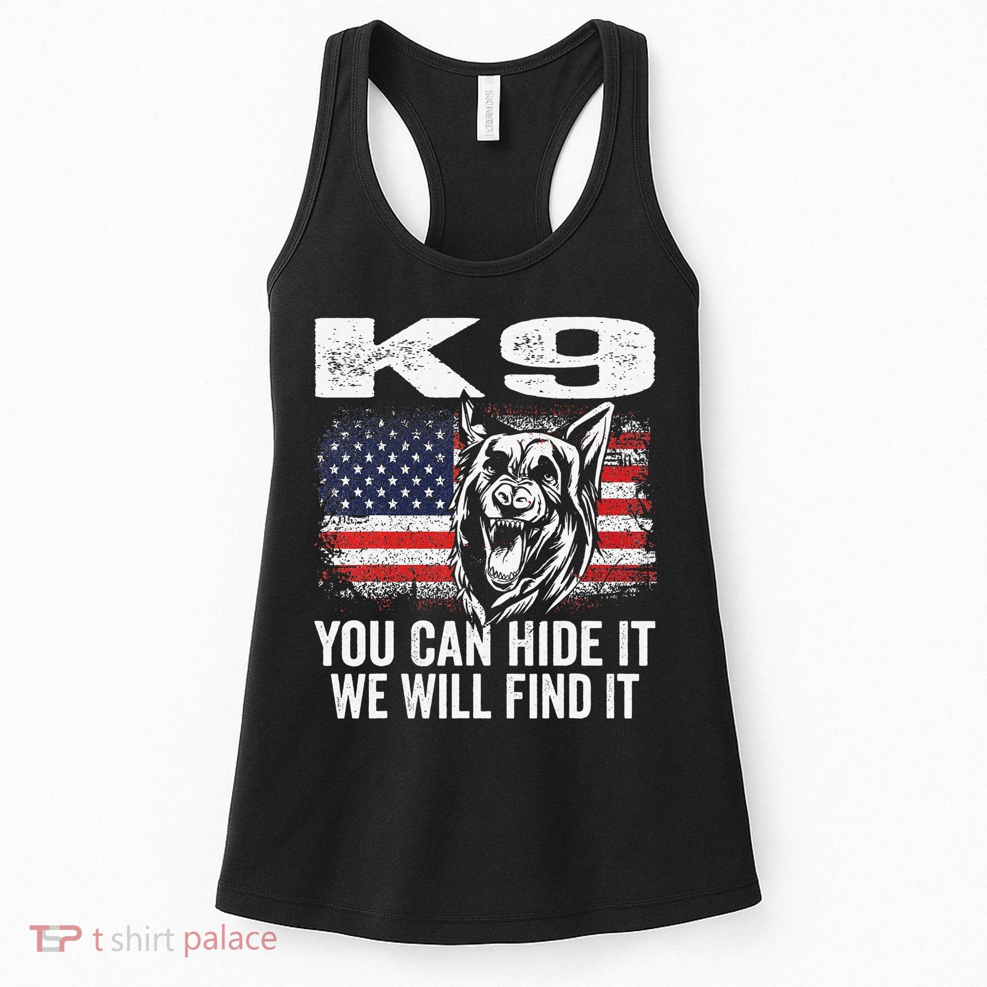 K9 German Shepherd Police Dog Law Enforcement K9 Handler Women's Tank Top