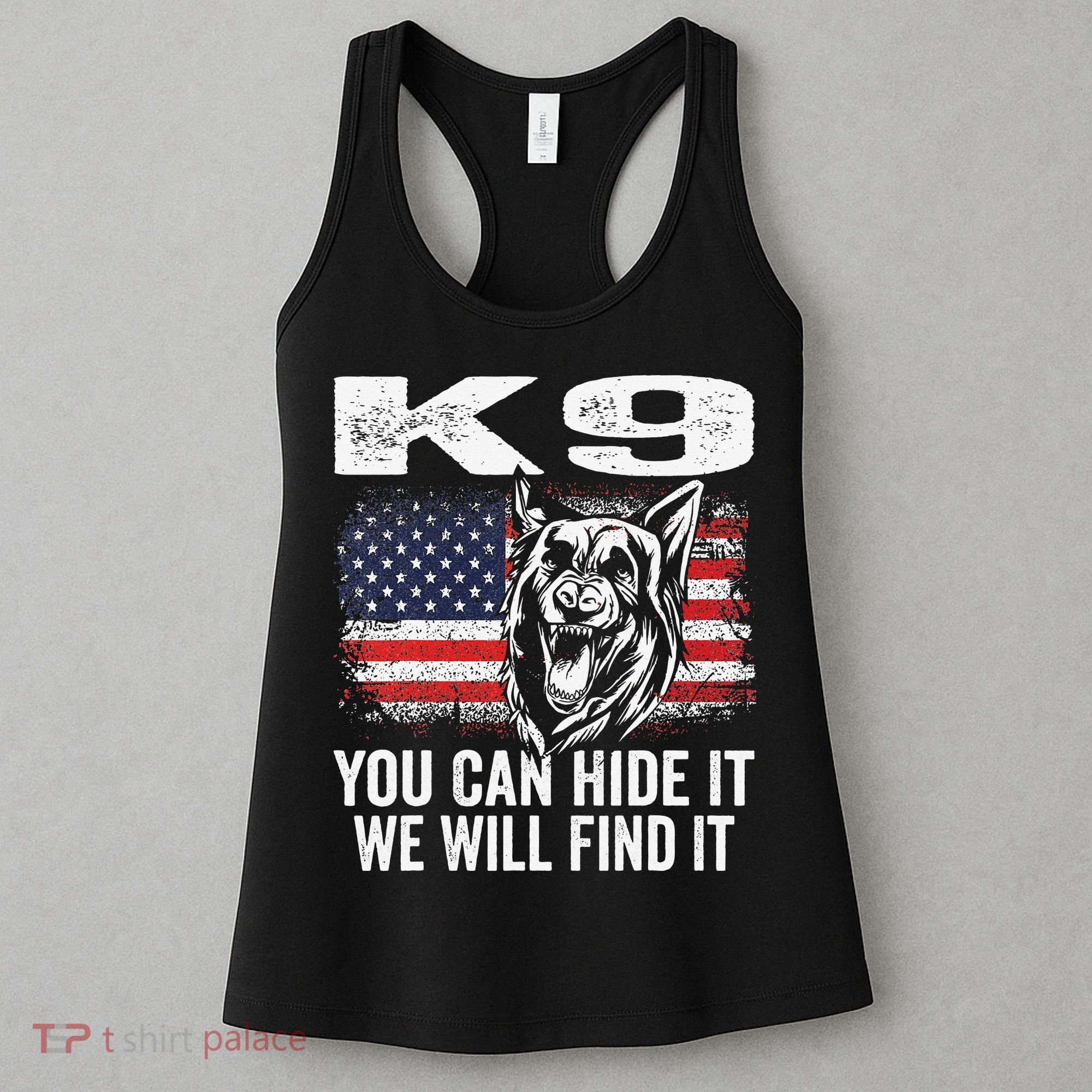 K9 German Shepherd Police Dog Law Enforcement K9 Handler Women's Tank Top