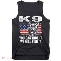 K9 German Shepherd Police Dog Law Enforcement K9 Handler Tank Top thumb 0