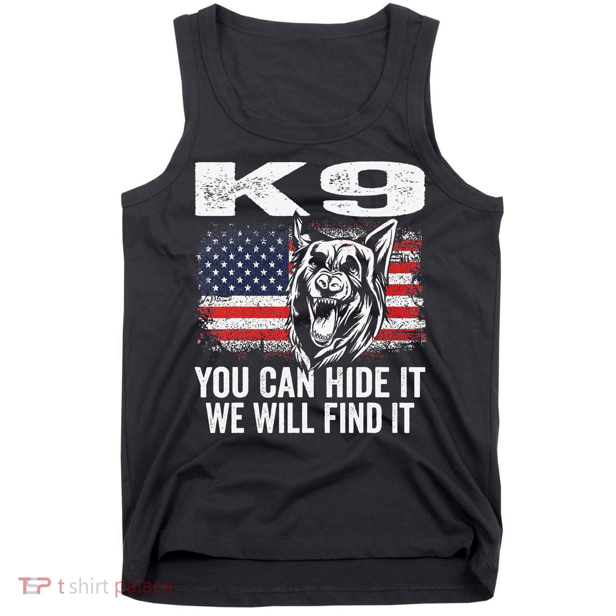 K9 German Shepherd Police Dog Law Enforcement K9 Handler Tank Top