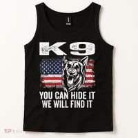 K9 German Shepherd Police Dog Law Enforcement K9 Handler Tank Top thumb 2