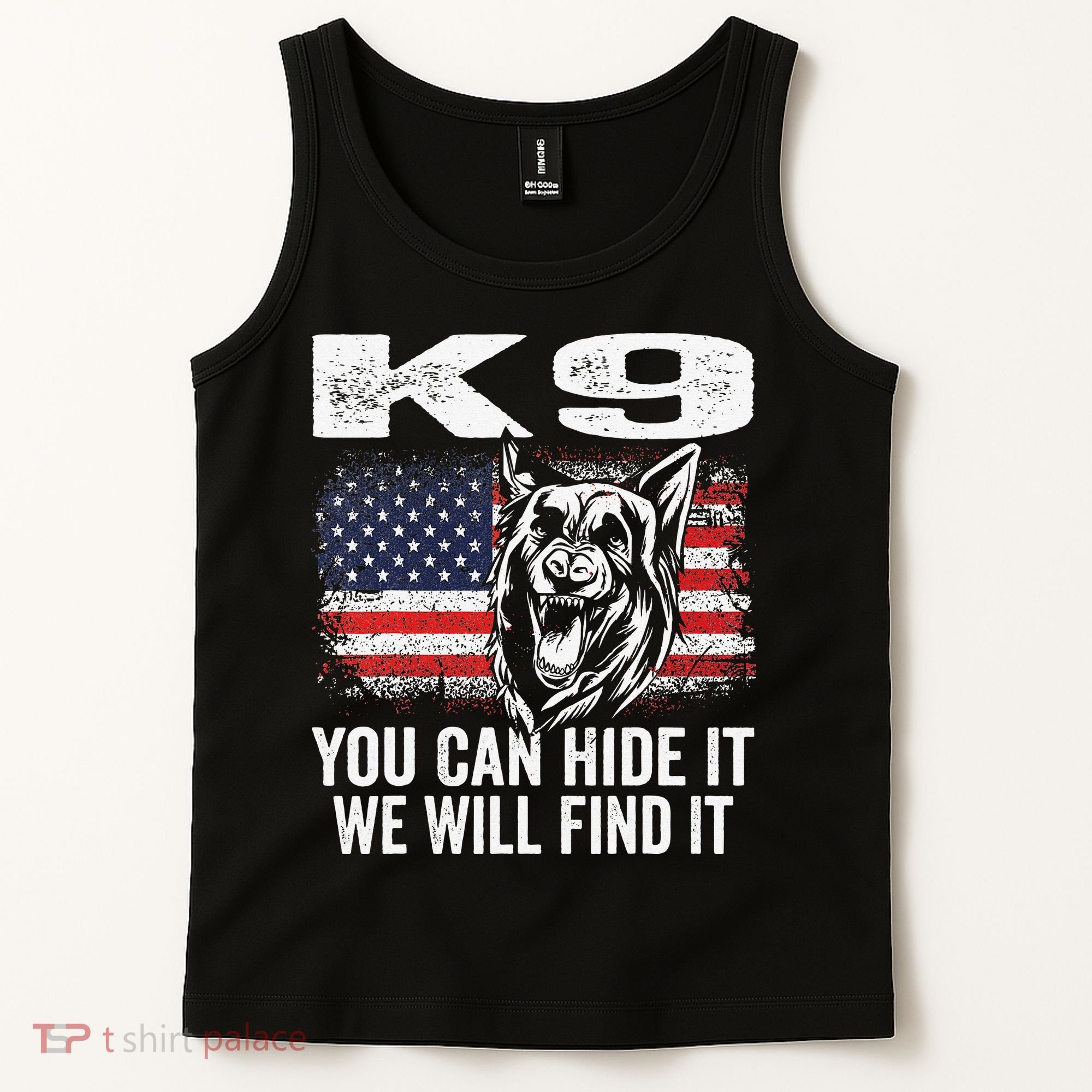 K9 German Shepherd Police Dog Law Enforcement K9 Handler Tank Top