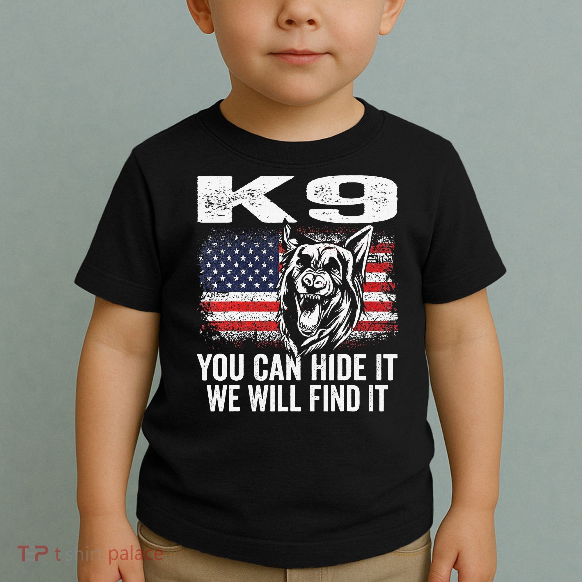 K9 German Shepherd Police Dog Law Enforcement K9 Handler Toddler T-Shirt