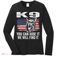 K9 German Shepherd Police Dog Law Enforcement K9 Handler Women's Long Sleeve Shirt thumb 0