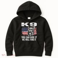 K9 German Shepherd Police Dog Law Enforcement K9 Handler Kids Hoodie thumb 0