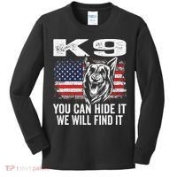 K9 German Shepherd Police Dog Law Enforcement K9 Handler Kids Long Sleeve Shirt thumb 0