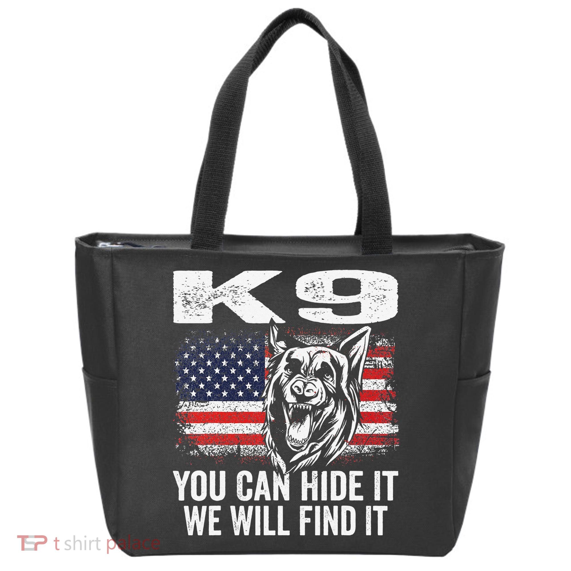 K9 German Shepherd Police Dog Law Enforcement K9 Handler Tote Bag