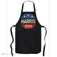 Kamala Harris 2024 For President Button Election Apron thumb 0