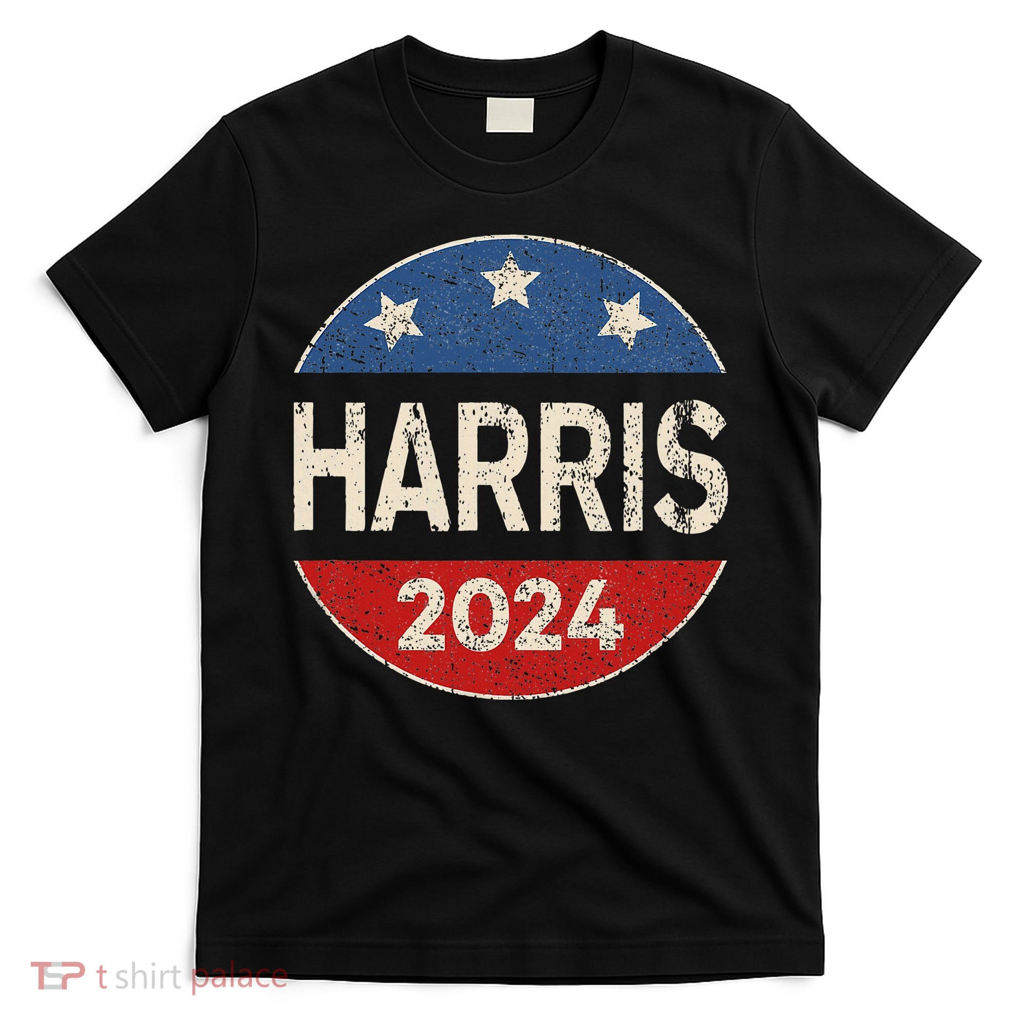 Kamala Harris 2024 For President Button Election T-Shirt