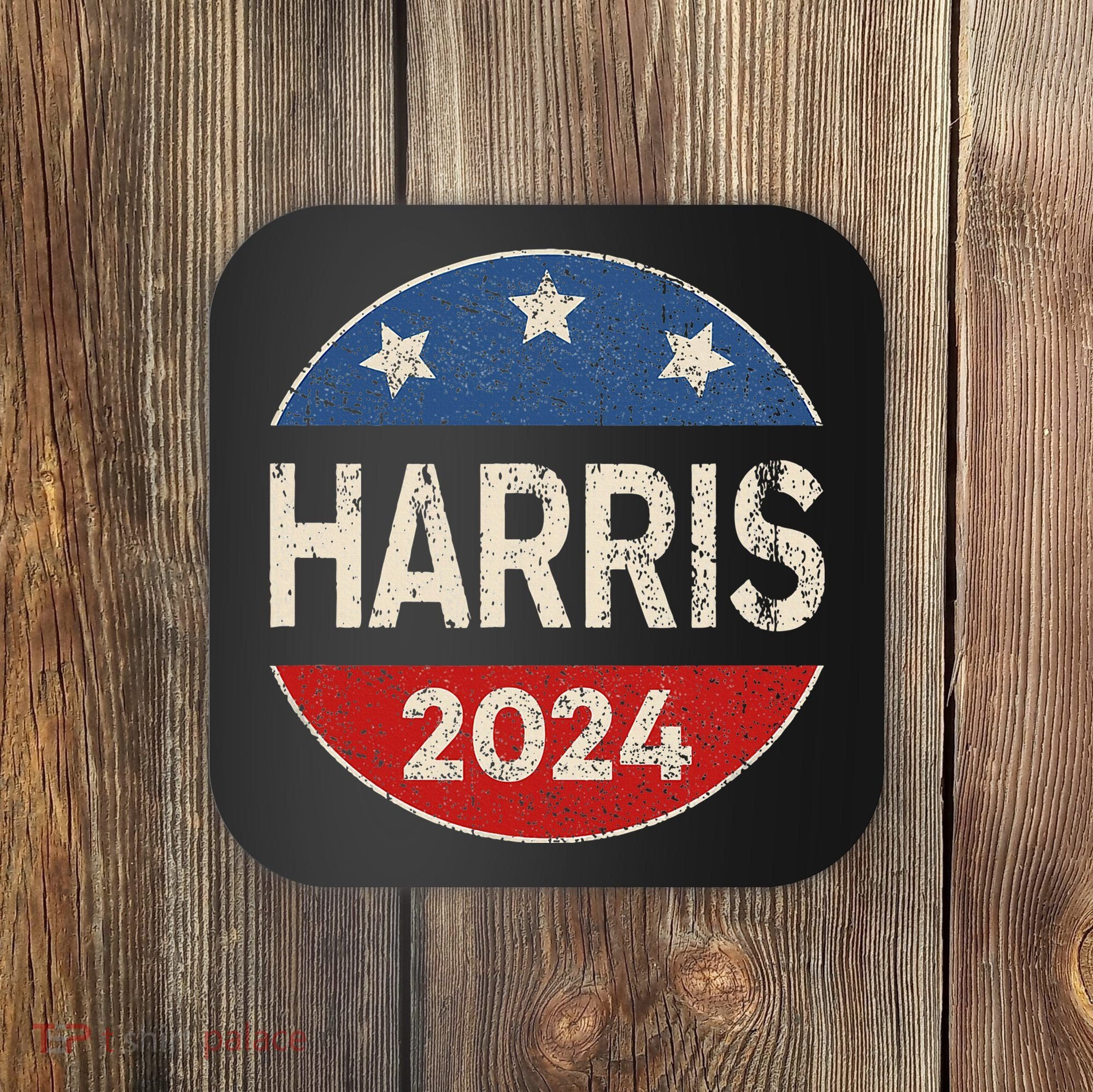 Kamala Harris 2024 For President Button Election Coaster