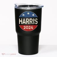 Kamala Harris 2024 For President Button Election Tumbler thumb 0