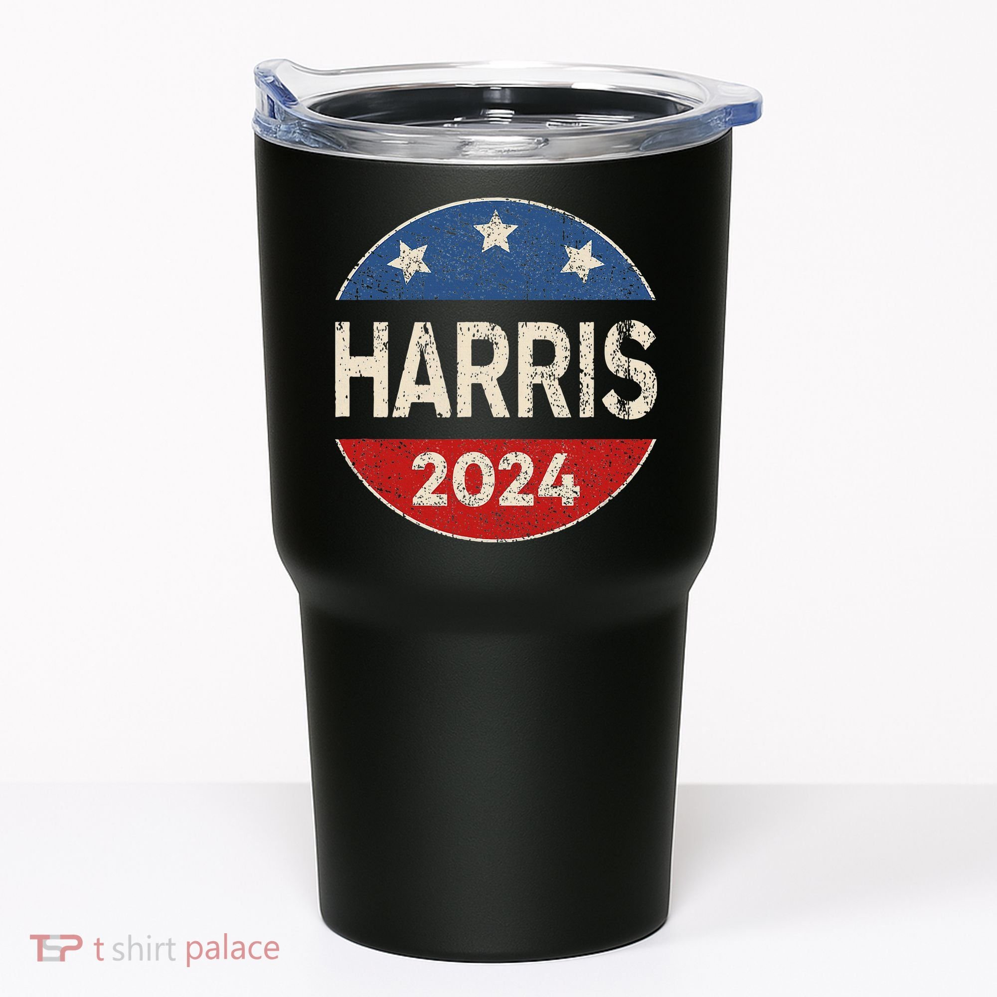 Kamala Harris 2024 For President Button Election Tumbler
