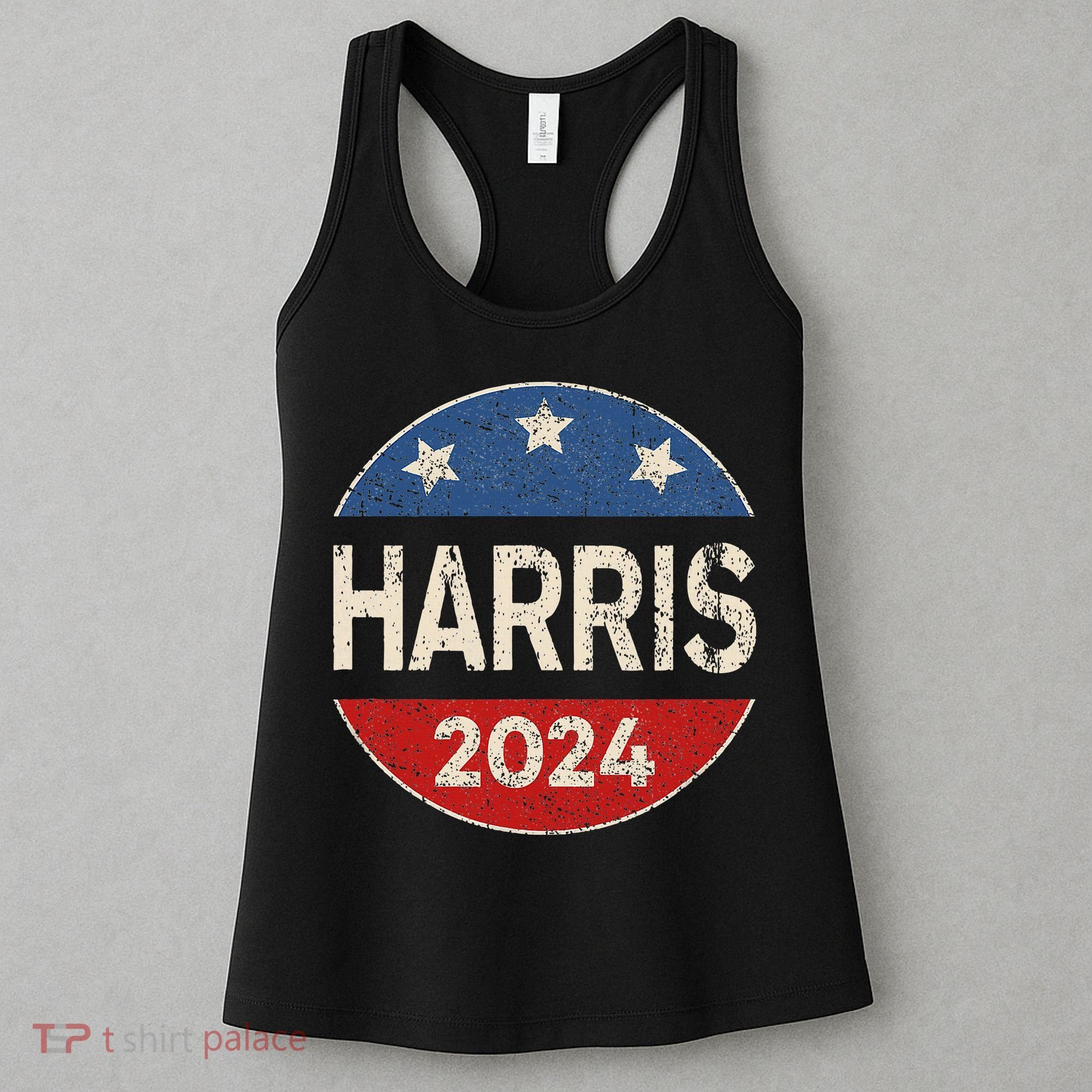Kamala Harris 2024 For President Button Election Women's Tank Top