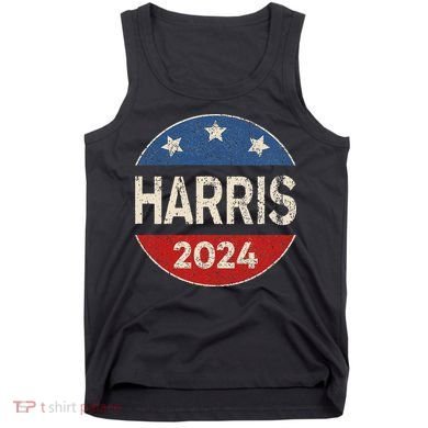 Kamala Harris 2024 For President Button Election Tank Top