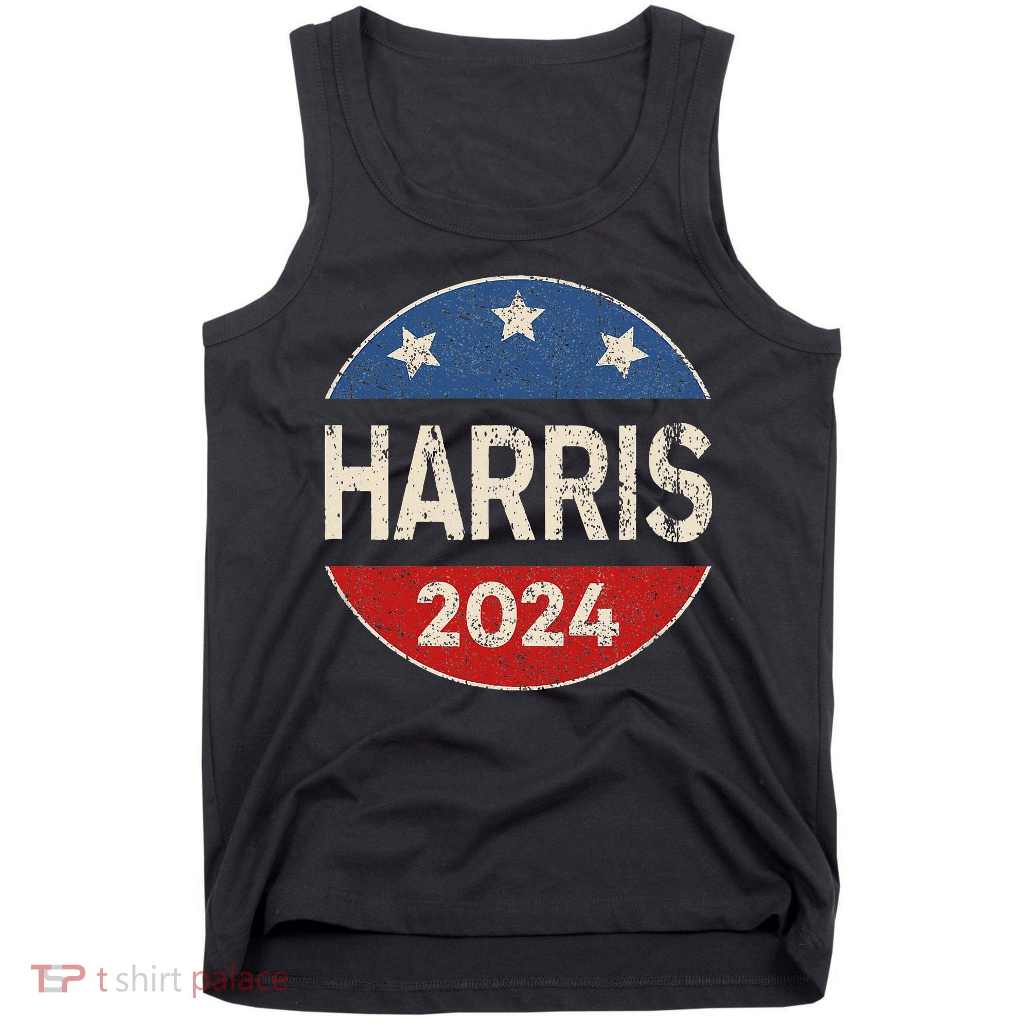 Kamala Harris 2024 For President Button Election Tank Top