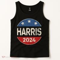 Kamala Harris 2024 For President Button Election Tank Top thumb 2
