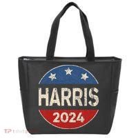 Kamala Harris 2024 For President Button Election Tote Bag thumb 0