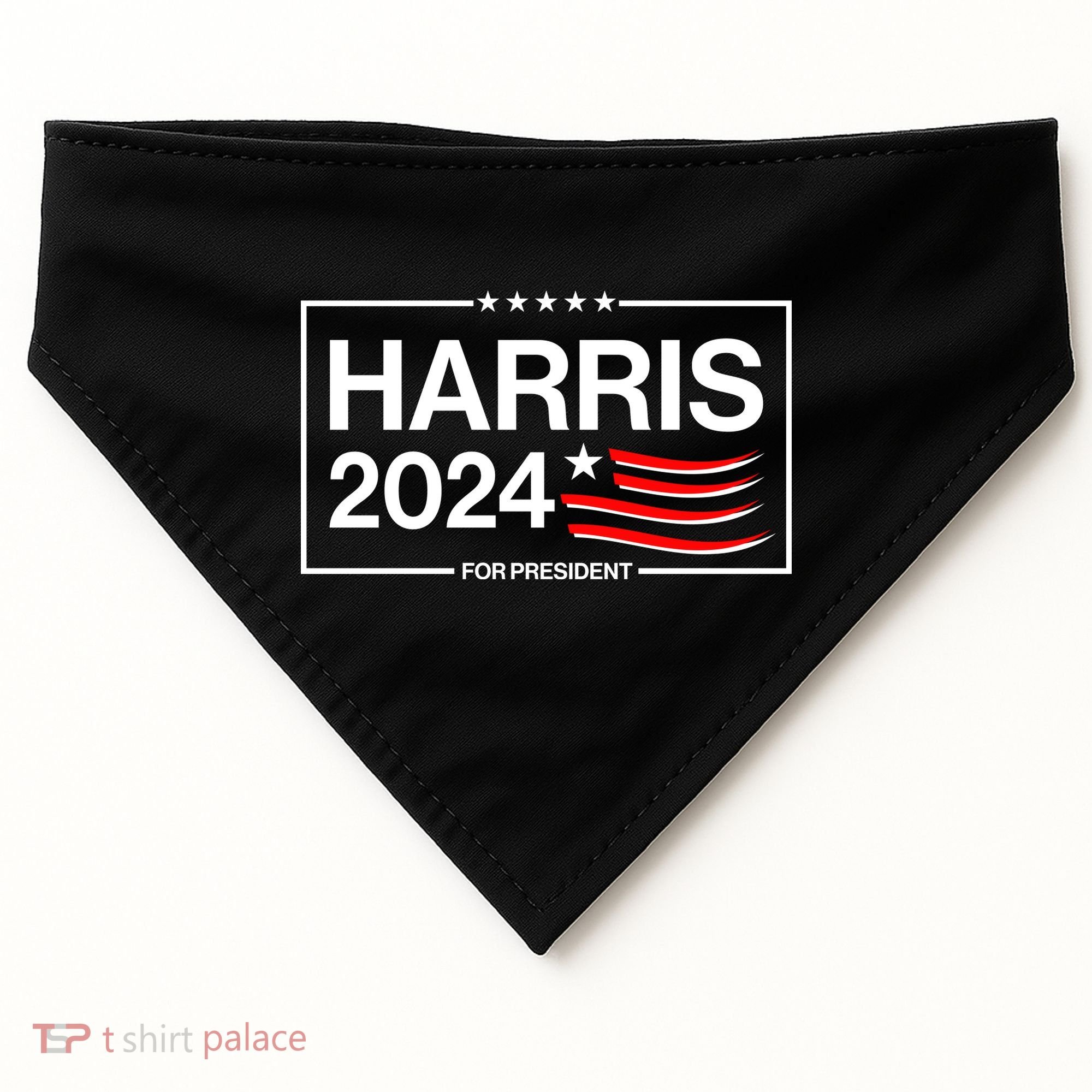 Kamala Harris 2024 For President USA-Made Doggie Bandana