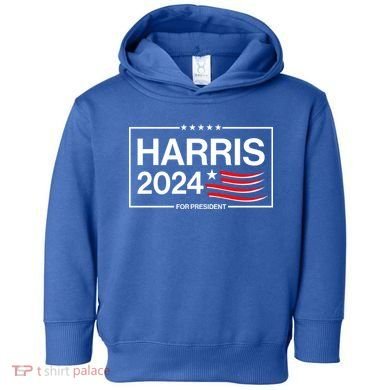 Kamala Harris 2024 For President Toddler Hoodie