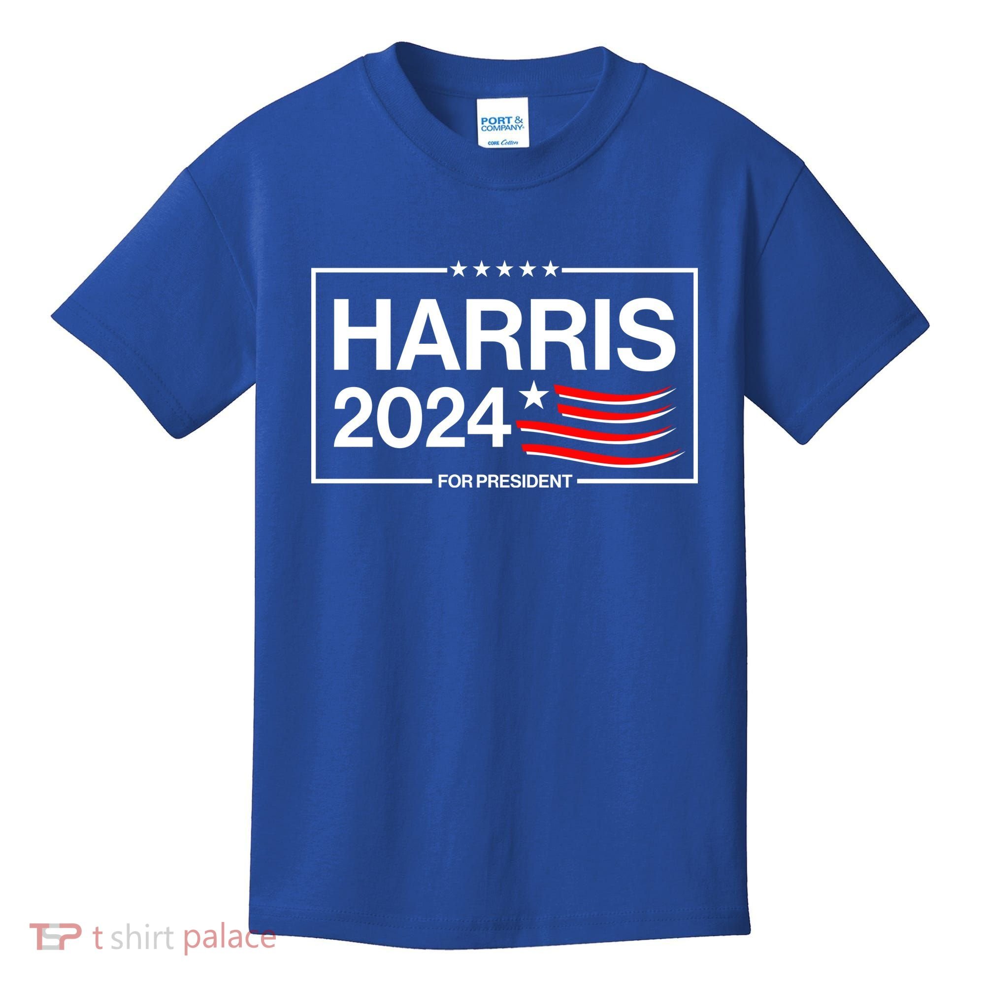 Kamala Harris 2024 For President Kids T-Shirt