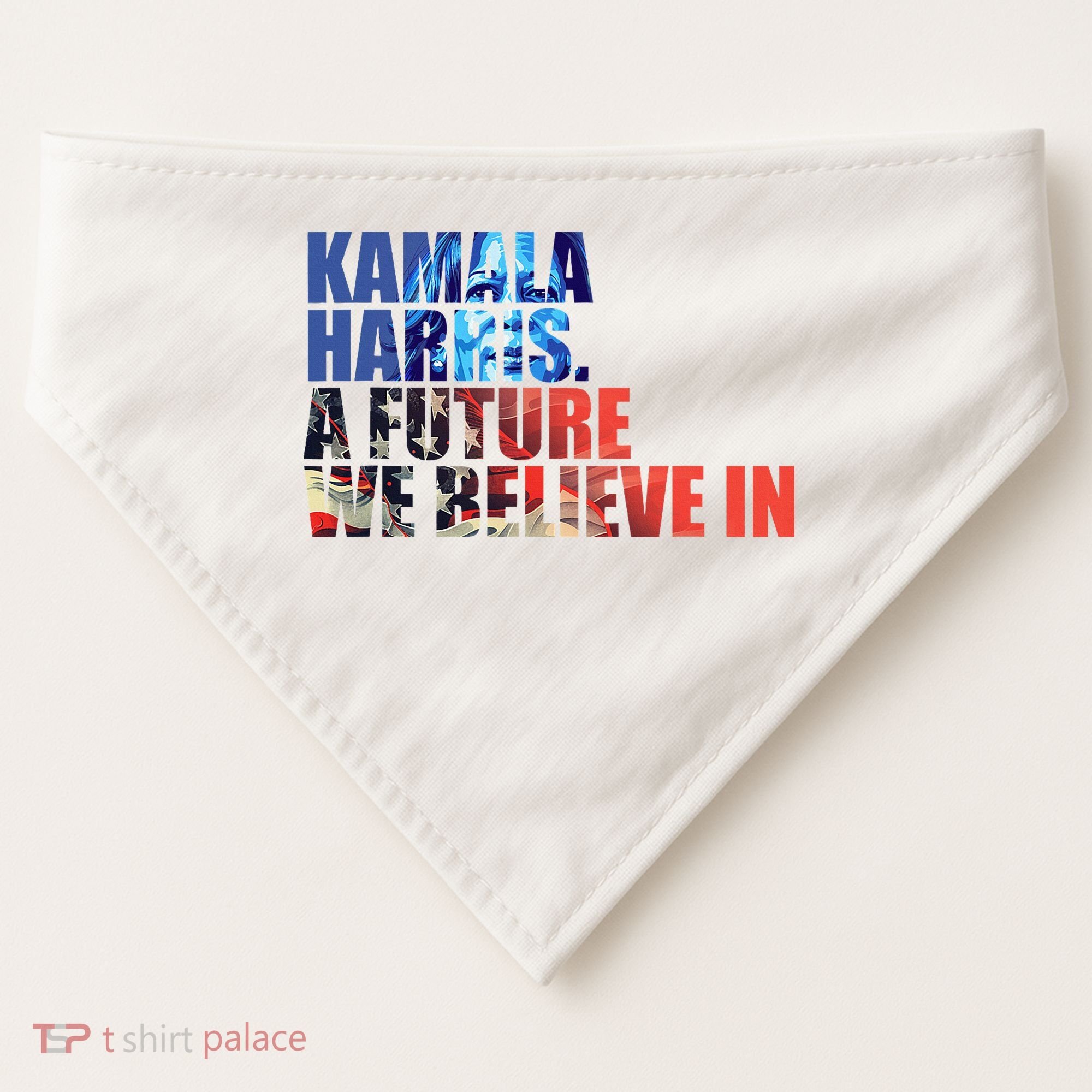 Kamala Harris 2024 Presidential Campaign USA-Made Doggie Bandana