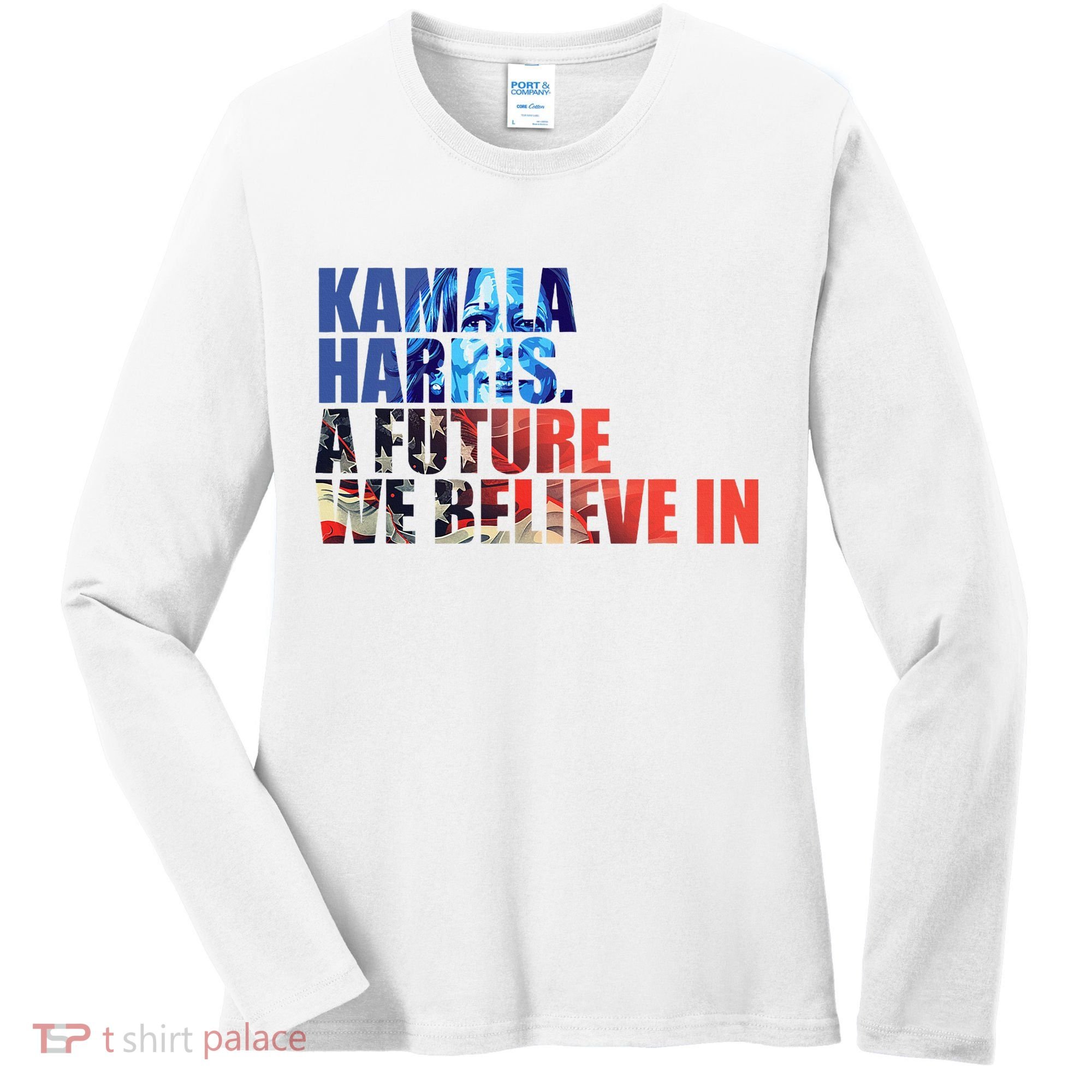 Kamala Harris 2024 Presidential Campaign Women's Long Sleeve Shirt