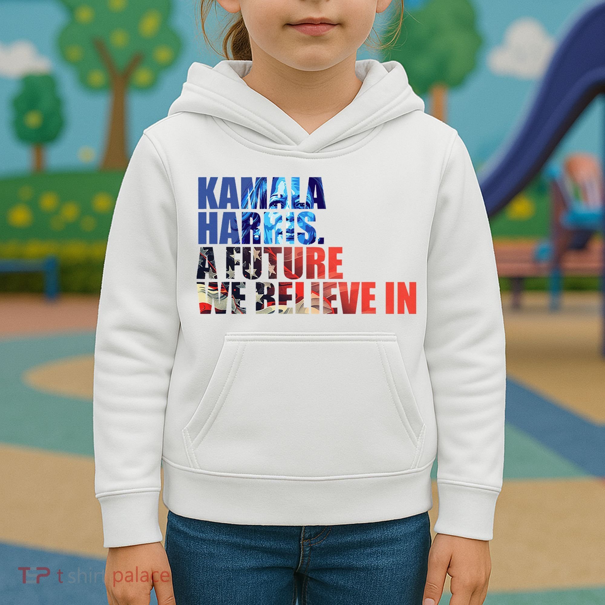 Kamala Harris 2024 Presidential Campaign Kids Hoodie