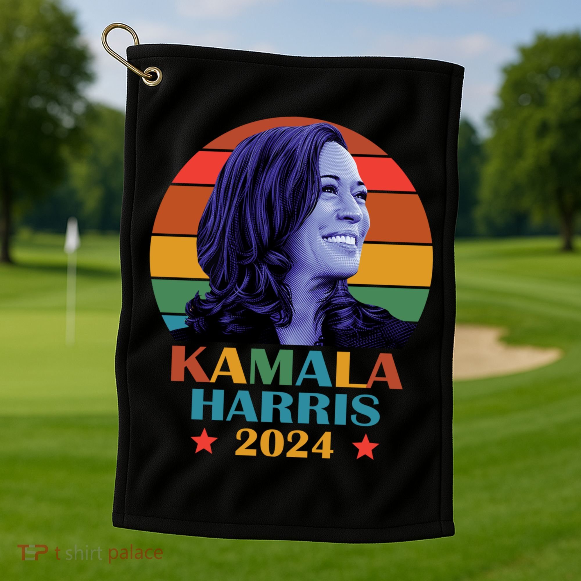 Kamala Harris 2024 Vote President Kamala Election 2024 Golf Towel