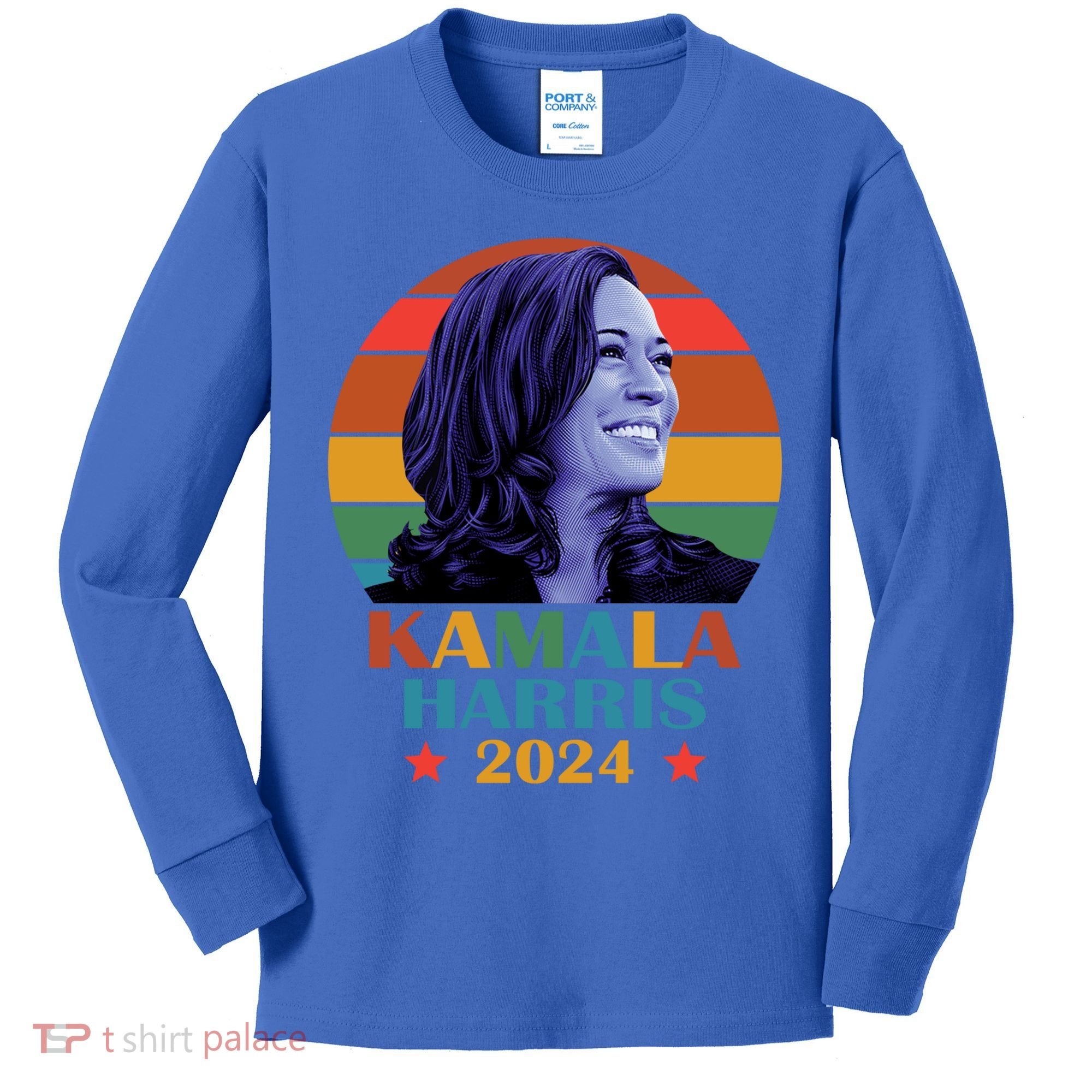Kamala Harris 2024 Vote President Kamala Election 2024 Kids Long Sleeve Shirt