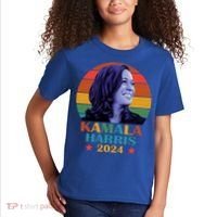 Kamala Harris 2024 Vote President Kamala Election 2024 Kids T-Shirt thumb 2