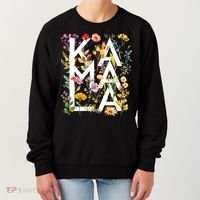 Kamala Harris 2024 Election Floral Flowers Women's Sweatshirt thumb 0