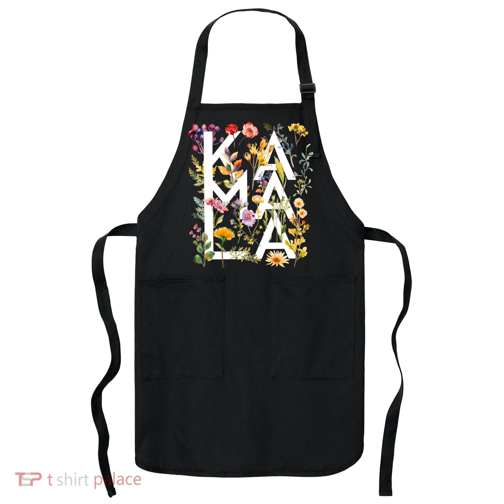 Kamala Harris 2024 Election Floral Flowers Apron