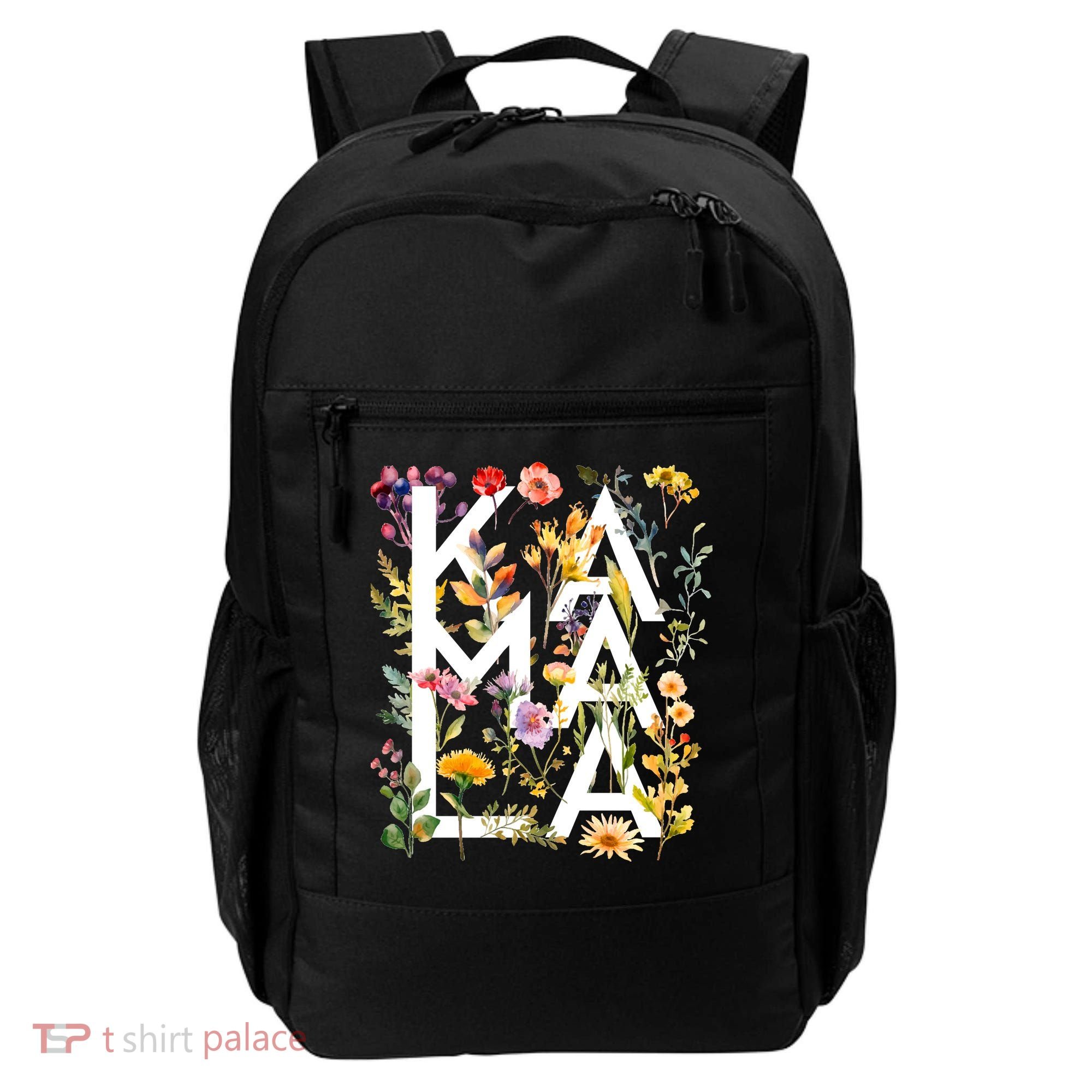 Kamala Harris 2024 Election Floral Flowers Backpack